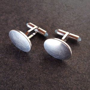 Vintage Mid-Century Modern Cuff Links by Krementz
